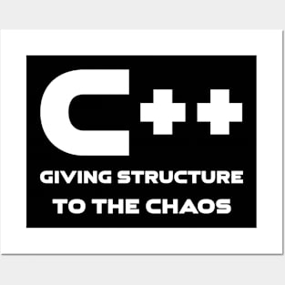 C++ Giving Structure To The Chaos Programming Posters and Art